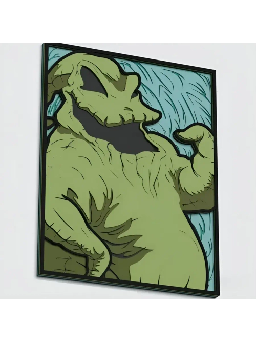 3D Картина по номерам из дерева Угги Бугги, 23x30 см