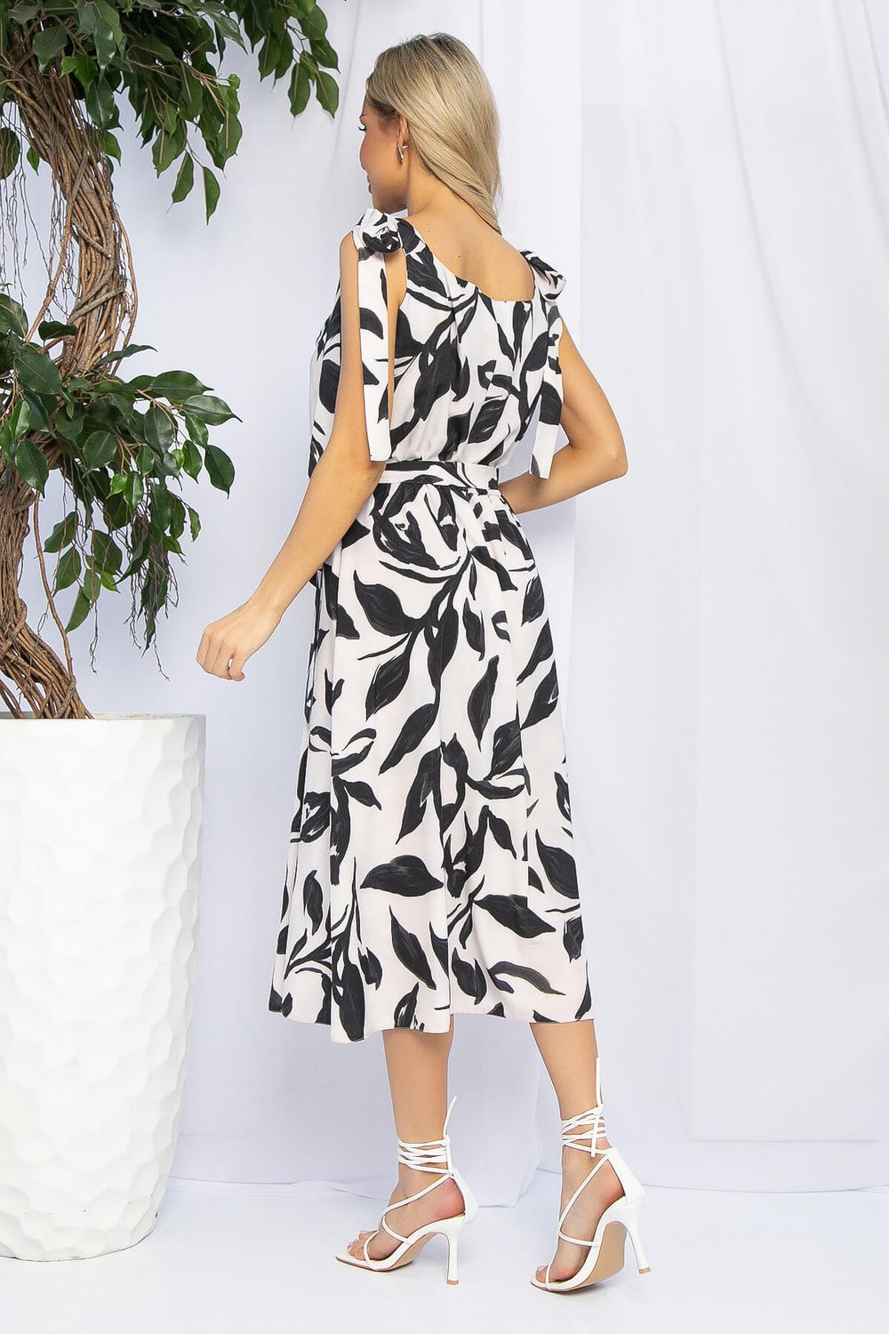 Платье Улыбка (бежево-черное) П12904-19М LT Collection