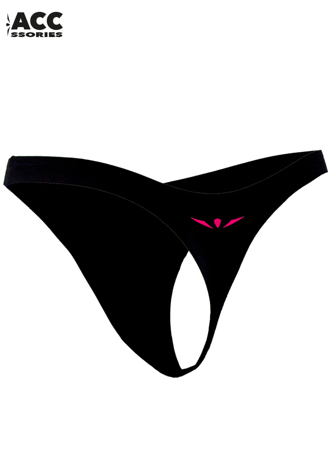 ТРУСЫ СПОРТИВНЫЕ ЖЕНСКИЕ UNDERWEAR TANGA | BLACK