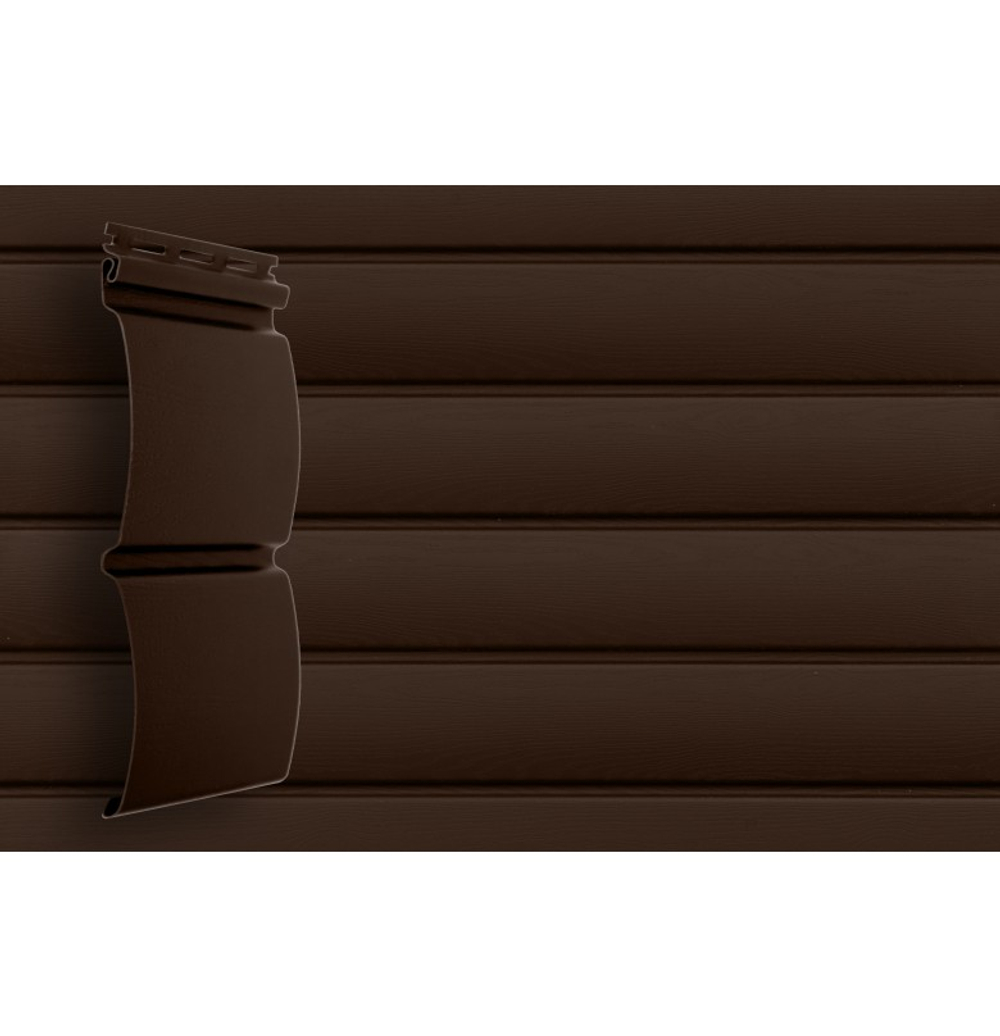 Сайдинг Grand Line Блок-Хаус ACRYL Темный Дуб