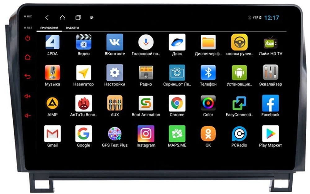 Магнитола для Toyota Tundra XK50 2007-2013,  Sequoia XK60 2007-2022 - Parafar PF440XHD на Android 13, 8-ядер, 4Гб+64Гб, CarPlay, 4G SIM-слот