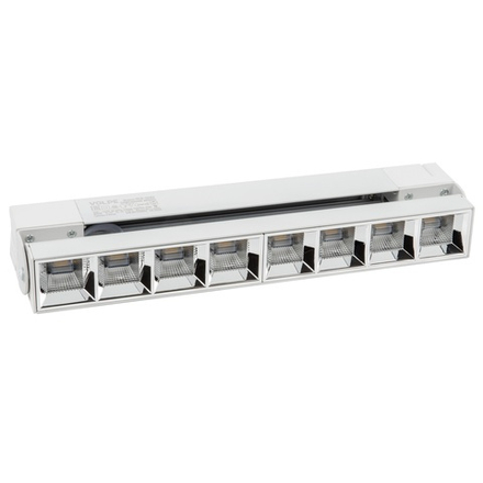 ULB-Q283 20W-4000K WHITE Светильник-прожектор светодиодный трековый. Линейный. 1600 Лм. Белый свет 4000К. Корпус белый. ТМ Volpe