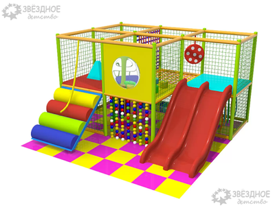 Игровой лабиринт «Радуга» (3,7*2,5*2,1м.)