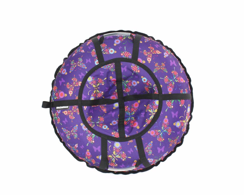 Тюбинг Hubster Люкс Pro Бабочки фиолетовые