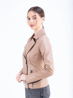 Косуха кожаная куртка женская Турция