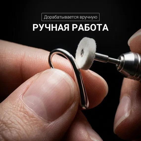Серьги ювелирные Капля из серебра 925 пробы, фото 4