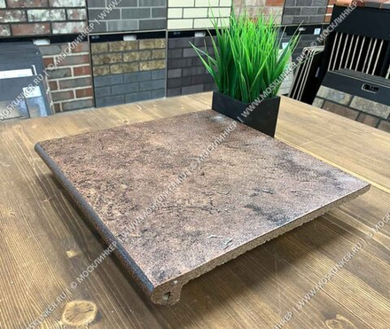 Exagres - Metalica Cherry - ступень-флорентинер, C1/R9, 330x330x30 мм