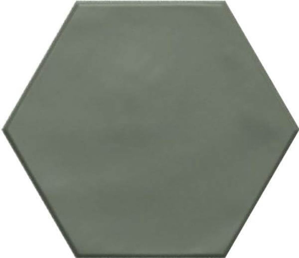 Ribesalbes Geometry Hex Green Matt 15x17.3