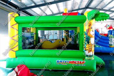 Коммерческий надувной батут "Львёнок" 4*3.5*3 м