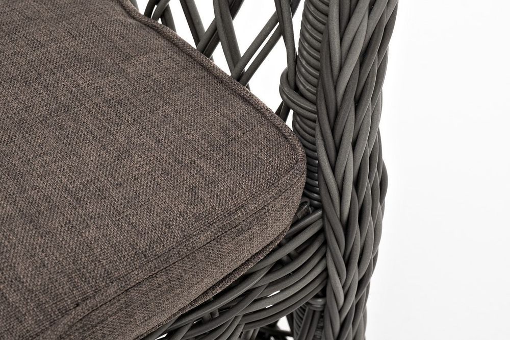 "Сицилия" плетеный стул из искусственного ротанга, цвет графит