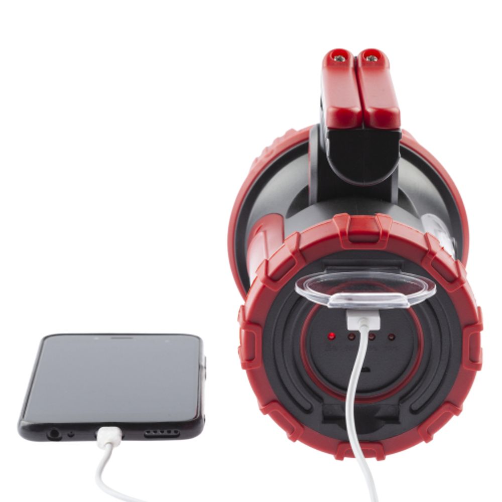 Светодиодный фонарь ЭРА PA-704 прожекторный аккумуляторный IP65 powerbank поворотная рукоять с раскладными подставками