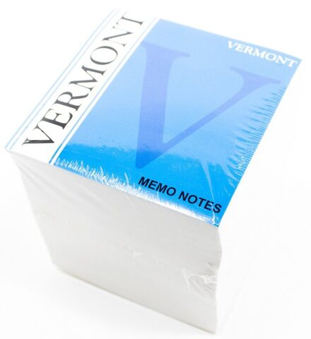 Блок бумаги для записи (90*90*90мм) белый, 60г/м2, белизна 70%