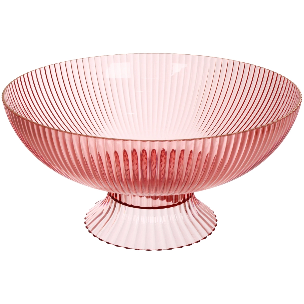 Фруктовница пластиковая «Грани» 24,5*12см, микс цветов