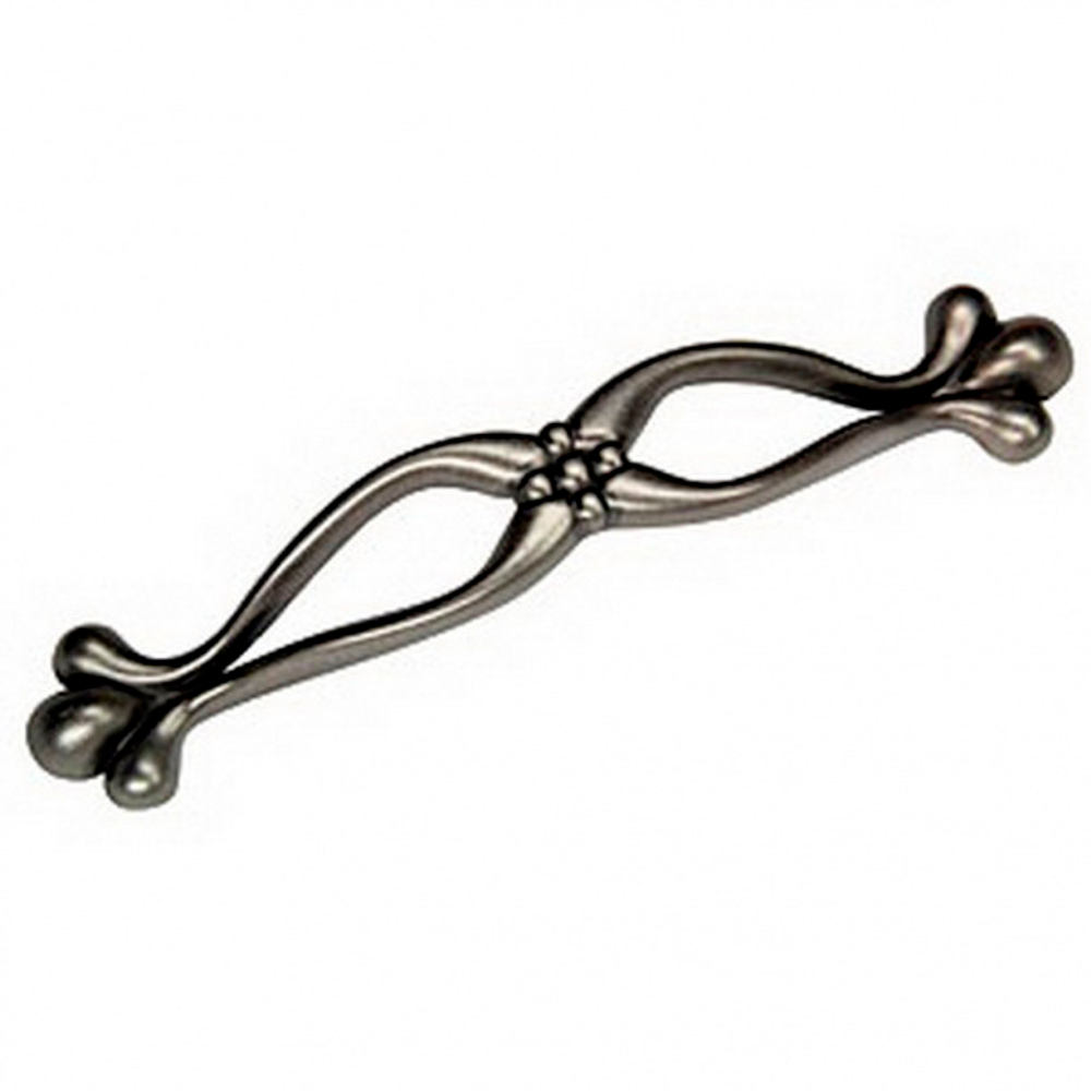 Ручка мебельная скобка EDSON 1200 ANTIQUE SILVER 128мм