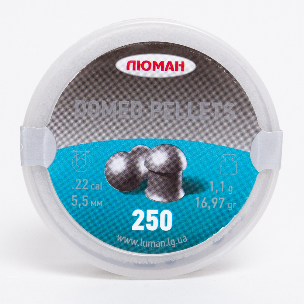 Пули Люман Domed Pellets 5,5 мм 1.1 г (250 шт)