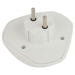 Разветвитель электрический ЭРА SPx-3-W на 3 розетки без заземления 10А белый