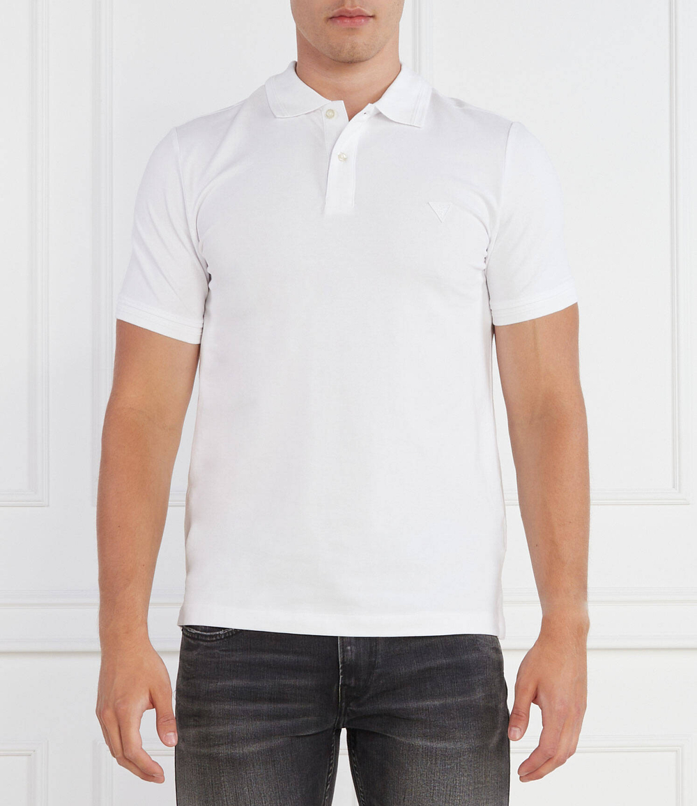 Поло LYLE SS GUESS - белый(M3YP60 K7O64)