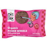 Once Upon A Farm, Organic Power Circles, запеченный батончик, клубничное печенье, 4 батончика по 34 г (1,2 унции)
