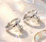 Ювелирные серьги из серебра 925 пробы