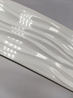 Белый "Бриз" (7см) декоративная планка (бленда)