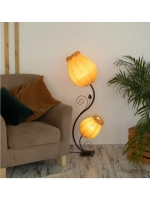 Торшер напольный с абажуром в гостиную современный