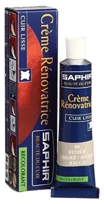 Жидкая кожа Saphir Creme Renovatrice, 25мл, дымчатый [080]