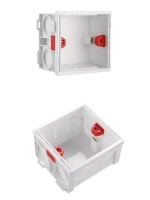 Подрозетник квадратный для выключателя и розетки