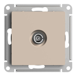 ATLASDESIGN TV РОЗЕТКА оконечная 1DB, механизм, ПЕСОЧНЫЙ