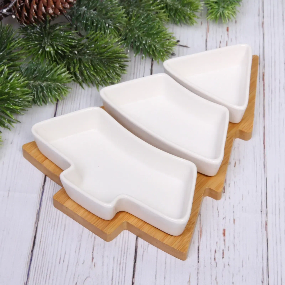 Блюдо для сервировки «White magic» Елочка 18,5*26*4,5см