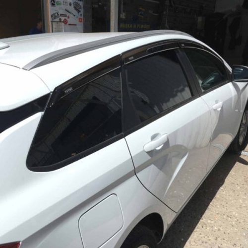 Ветровики /2180 Lada Vesta/ SW универсал (из 6-ти частей) (STYLE)