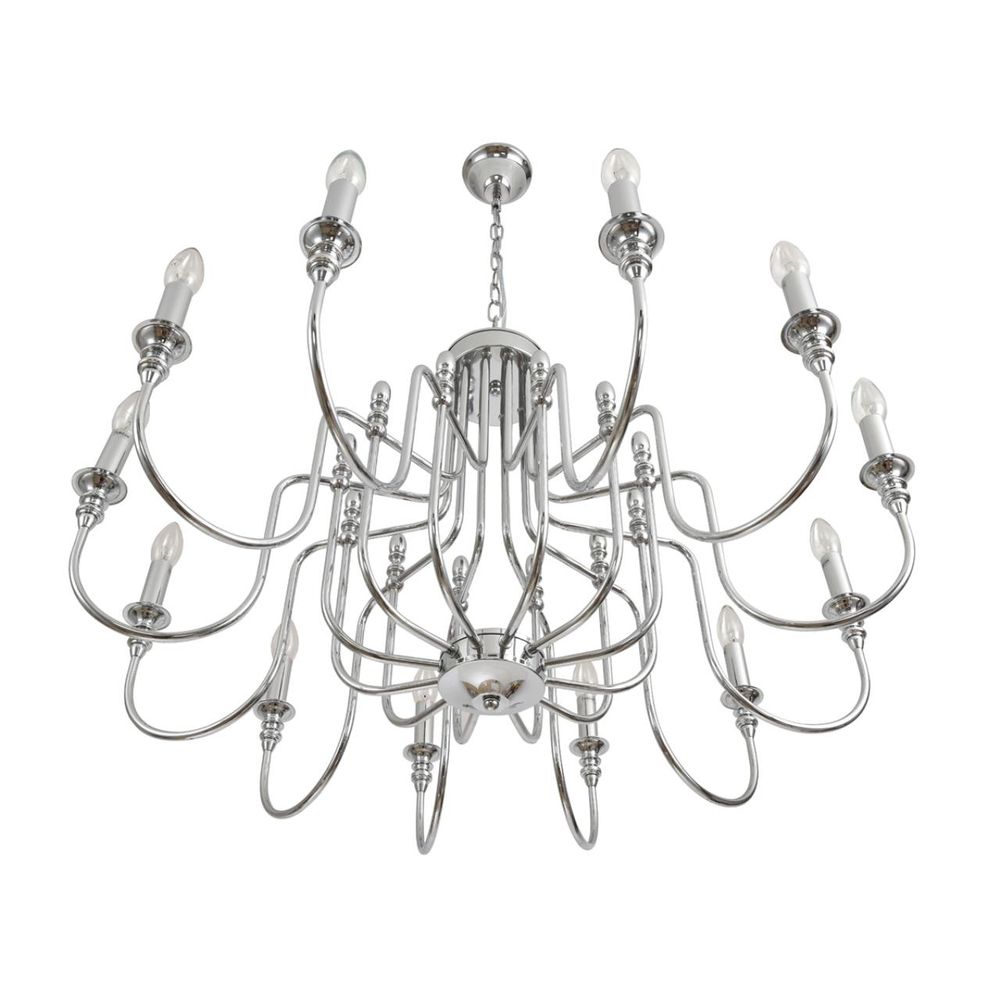 8317/12 CLASSI LN26 075 хром/металл Люстра E14 12*40W 220V SUANA