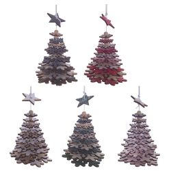 GAEM Украшение новогоднее "Елка", L8 W8 H14 см, 5в.