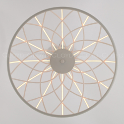 Люстра Cloyd COCKLICO C1 / Ø50 см - белый - белый (арт.11411)