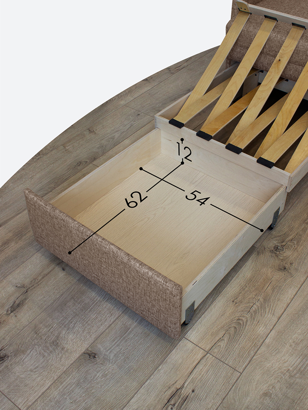 Кресло-кровать "Миник" с подлокотниками