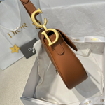 Christian Dior Medium Soft Saddle Bag with Strap