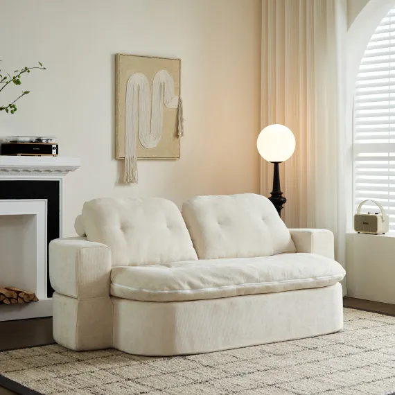 Диван CLAUDE, жемчужный