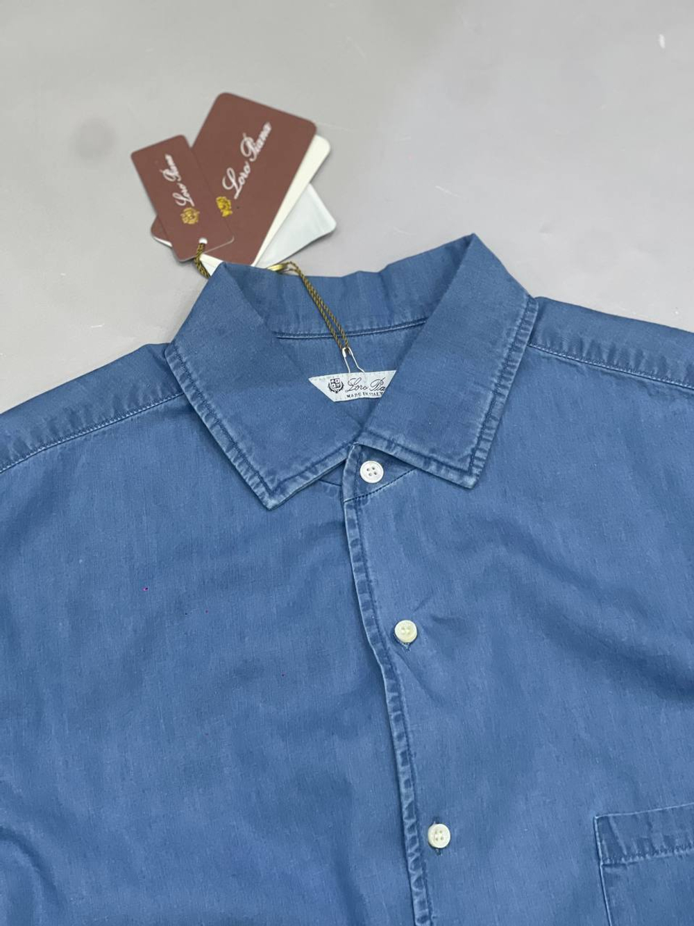 Джинсовая рубашка Loro Piana