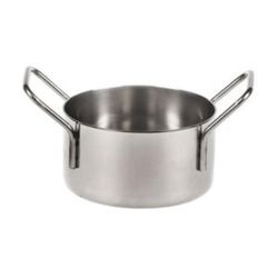 Кастрюля для подачи 11 см h6,2 см 550 мл круглая нерж. P.L. Proff Cuisine