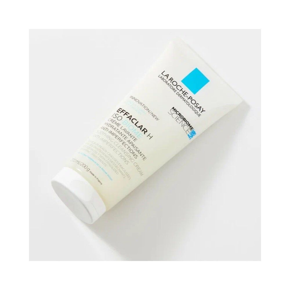 La Roche-Posay Effaclar H Iso-Biome Cream Очищающий крем-гель против несовершенств, 200 мл
