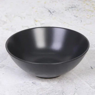 Салатник керамический 500мл «Матовая глазурь» серая 16*6см