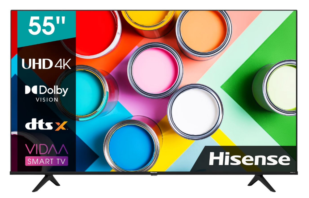 55" Телевизор Hisense 55A6BG Ultra HD (4K) LED , Черный