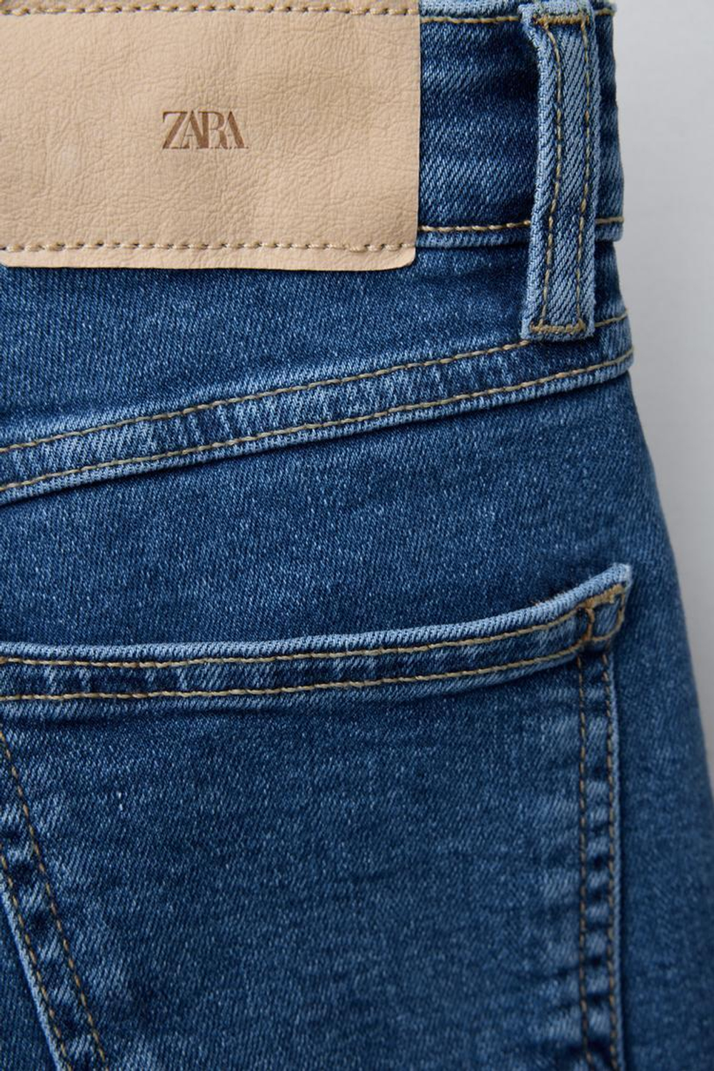 ZARA ДЖИНСОВЫЕ ШОРТЫ, СИНИЙ