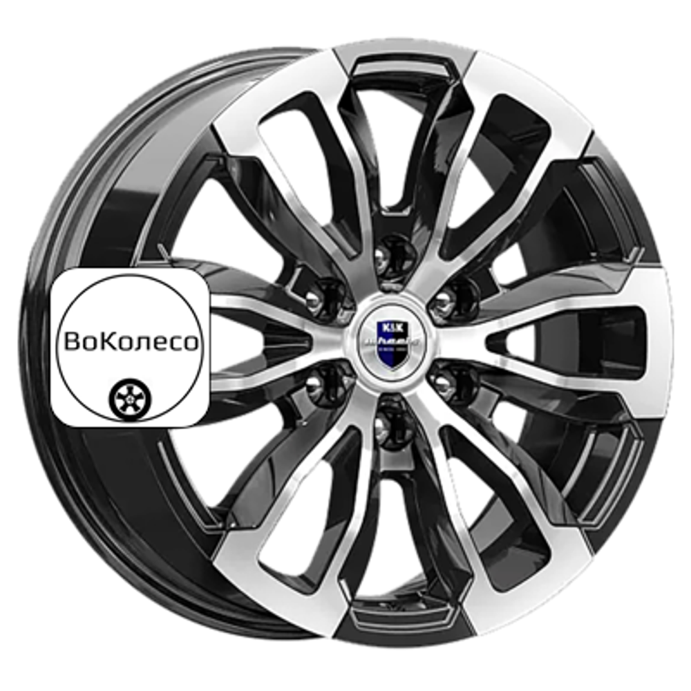 7,5x18/6x139,7 ET30 D106,1 Меконг (КС959) Алмаз черный K&K