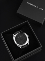 Кварцевые часы Black Hole, серебро