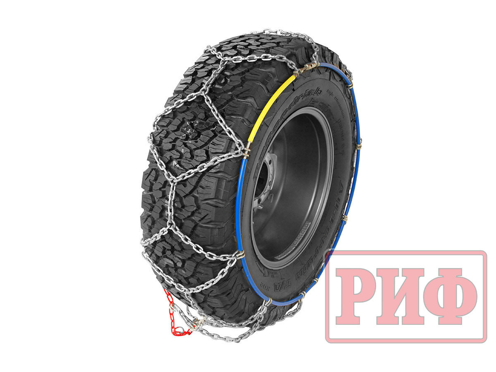 Цепи противоскольжения РИФ 4х4 соты 16 мм, 275/60R20 (к-т 2 шт.)