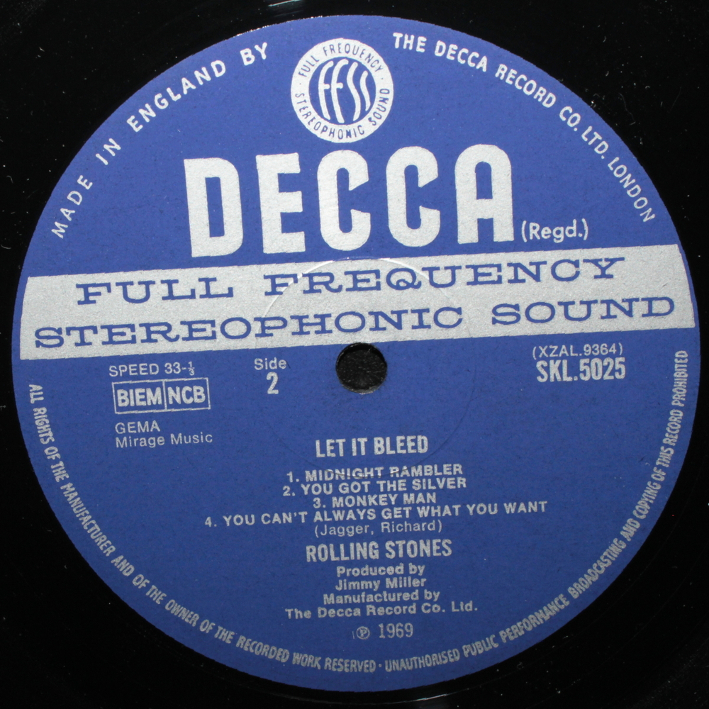 The Rolling Stones / Let It Bleed (LP)