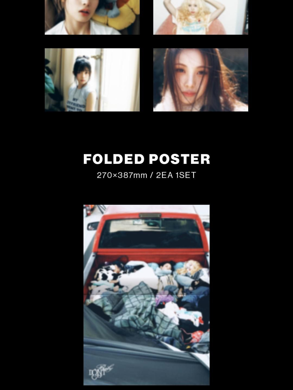 публикация BABY DONT CRY - F GIRL Debut Single PHOTOBOOK