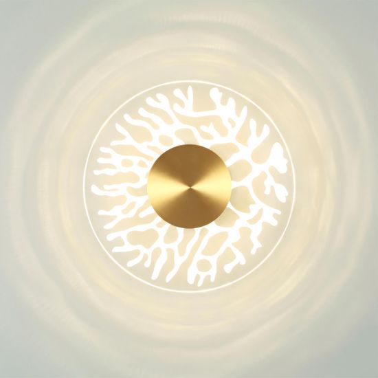 6627/9WL MIDCENT ODL24 000 античная бронза/металл/акрил Настенный светильник IP20 LED 9W 3000K 220V SOLARIS