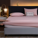 Комплект постельного белья Однотонный Сатин на резинке CSR040