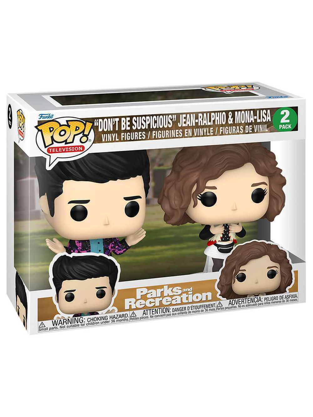 Фигурка Funko POP! TV Parks and Recreation 15th Dont Be Suspicious Jean-Ralphio & Mona-Lisa2PK 80174
